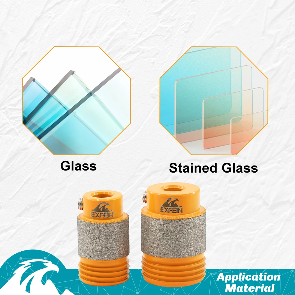 Diamant-Schleifkopf, gelöteter Polierbit für Glas, Buntglas, Keramik, Porzellan, Marmor, DIY-Schleifen – Detail 2