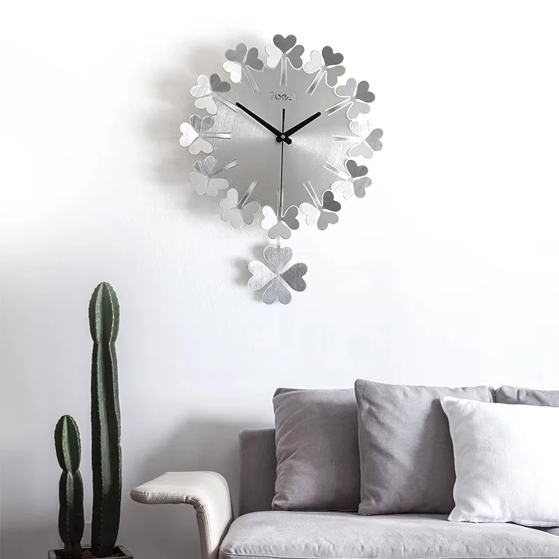 Interior Nordic Clock Wall Silent Design Luxury Fashion Modern Chinese Style Wall Clocks Big Size Horloge Murale Home Decor