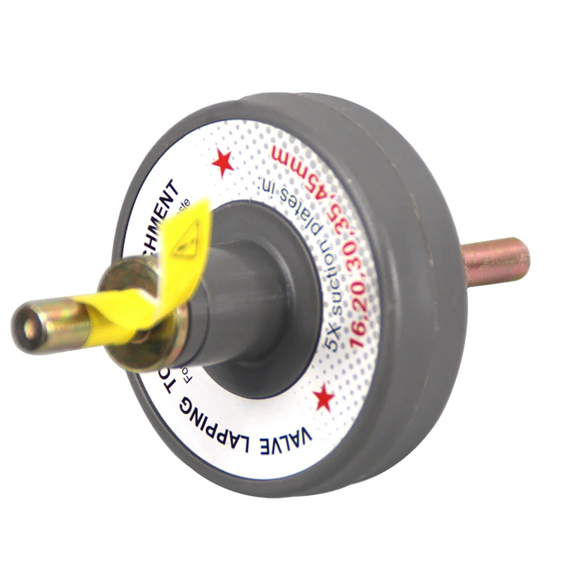 Pro Car Repair Tool Set, Lapping Tool Attachment, 5 Placas de sucção, Ferramenta de moagem de válvula elétrica, 16mm, 20mm, 30mm, 35mm, 45mm