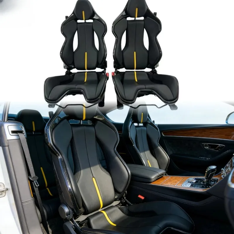 For Ferrari 488 GTB Pista F8 296 SF90 Racing Seats Carbon Fiber Interior Components