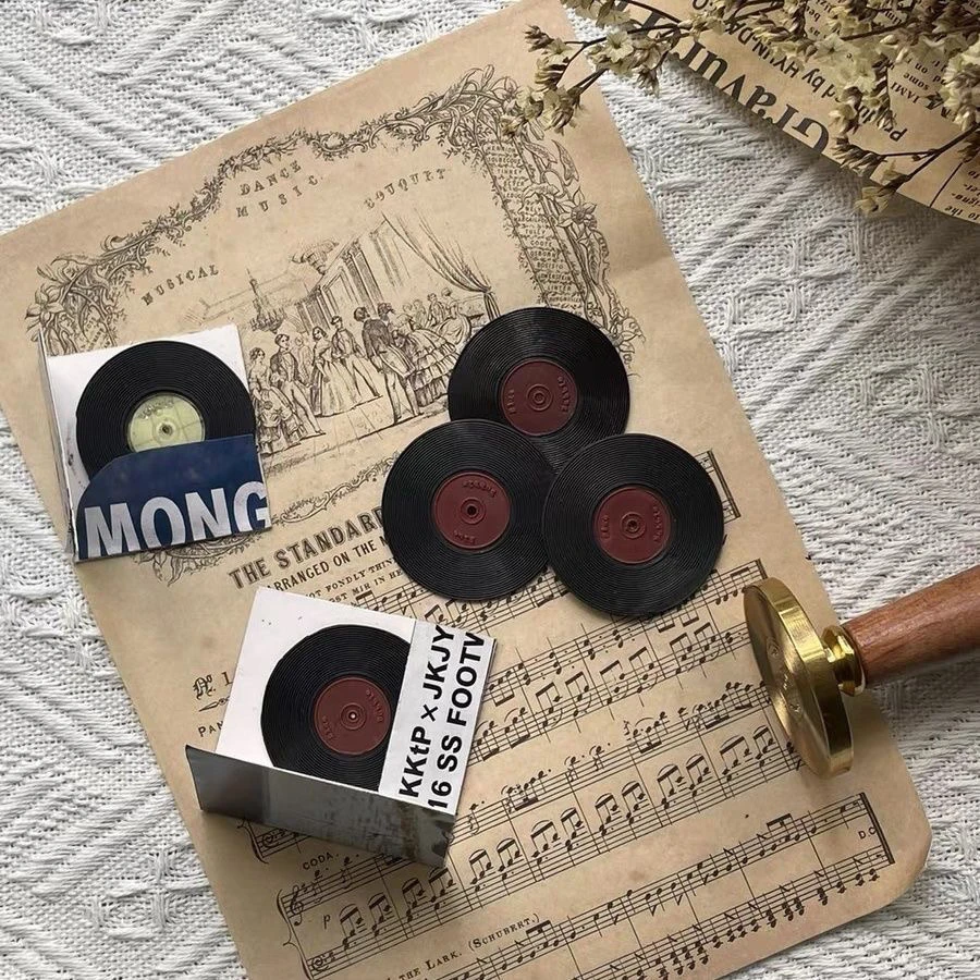 

Новое издание Wordl Record Fire Seal Восковая печать Желтая латунь Подарочная карта Печать Busin Supplies Канцелярские принадлежности