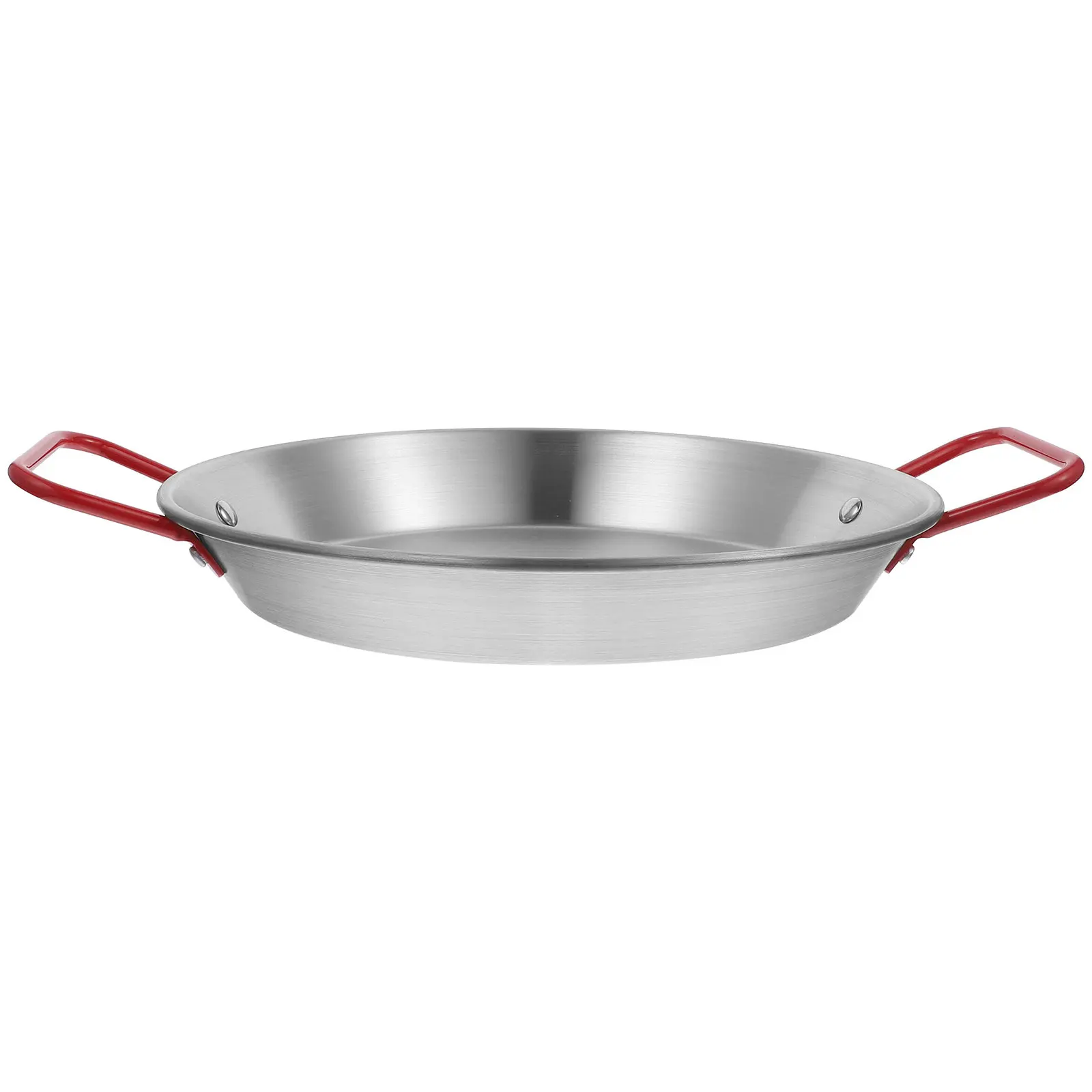 20Cm Stainless Steel Frying Pan Heavy Duty Nonstick Surface Quick Heat Conduction Flat Base for Omelets Pancakes Fried Chicken