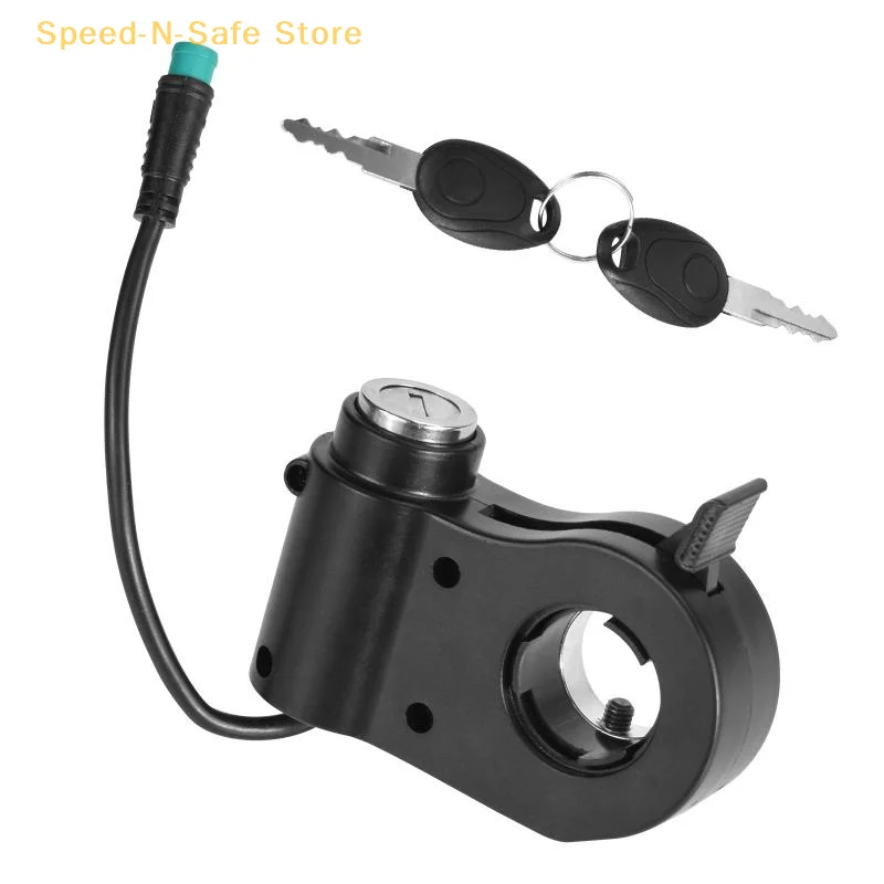 Electric Scooter Speed Control Dial With Lock Key, 5-Pin Thumb Throttle For Kukirin G2 Max/G2 Pro