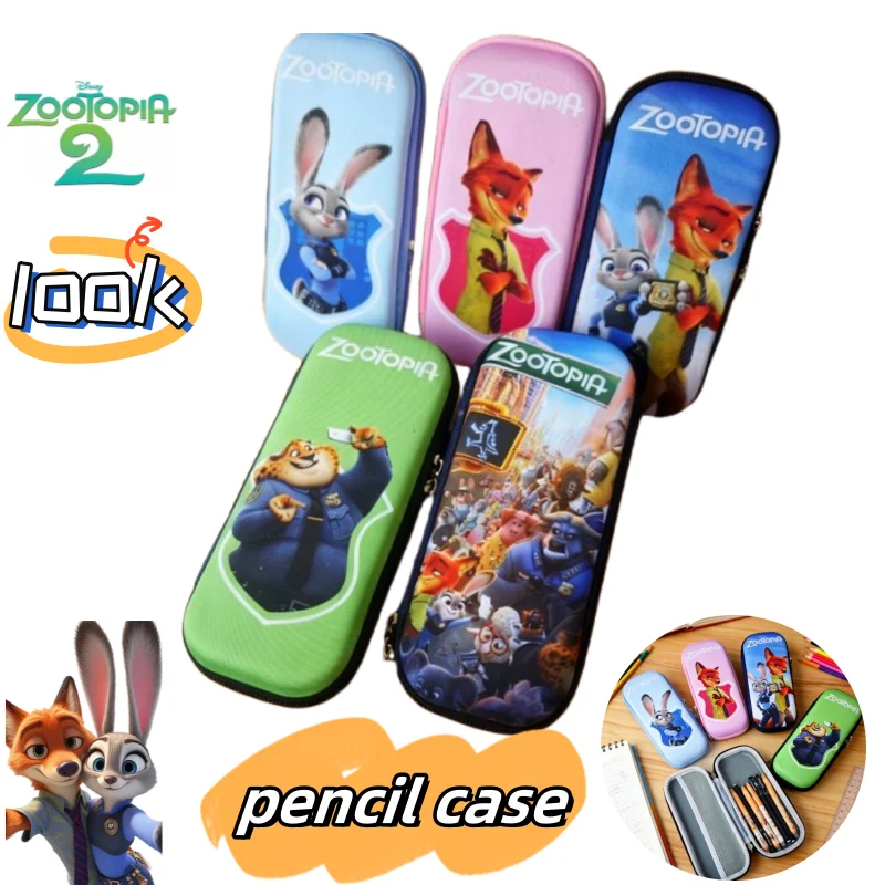 

Новый Дисней Джуди Ник персонаж мультфильма милая коробка для канцелярских принадлежностей креативный каваи студенческий пенал большой емкости Рождественский подарок