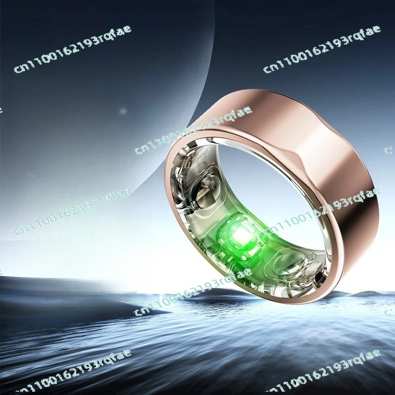 

2301A bloo d suga r VO2 Max smart health rings fashion custom black android smart ring for men women couple