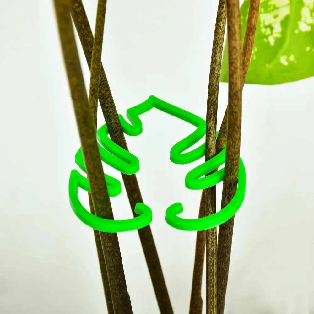 Plant Stem Support Stakes Leaf Climbing Houseplant Stand Frame Plastic Garden No Stake Trellis Indoor Plant Holder Rack Hoops