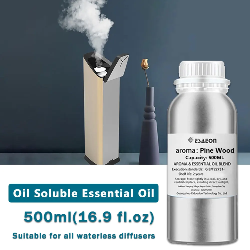 ESAEON 500ml(16.9 fl.oz) Pine Wood Essential Oil - For Aromatherapy Diffuser, Diffuser Supplement Liquid,Hotel Aroma Machine Oil