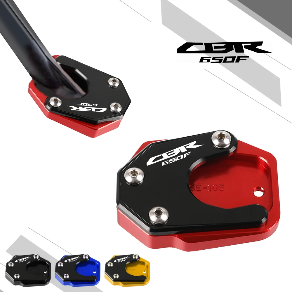 

CNC Kickstand Foot Pad Side Stand Enlarge FOR Honda CBR650F CBR 600 F CBR600 600F 2014 2022 2021 2020 2019 2018 2017 2016 2015