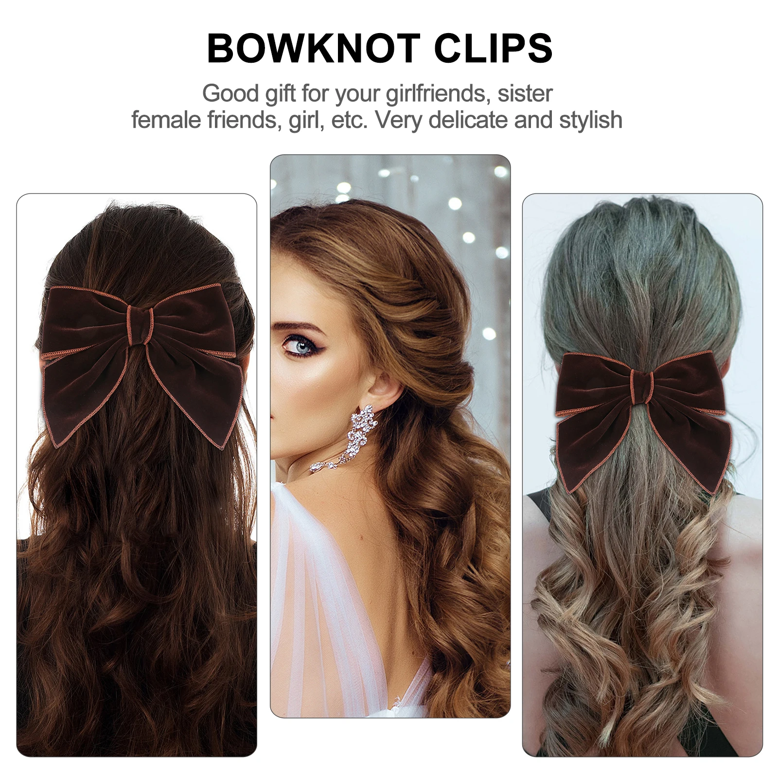 

Prom Bow Hairpin Accessories for Girls Barrette Women Cloth Hairbows