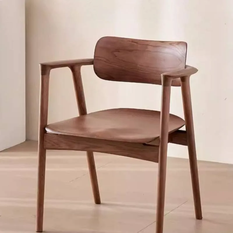 Minimalist Backrest Dining Chairs Elegant French Japandi Office Dining Chairs Living Room Conference Sillas De Comedor Furniture