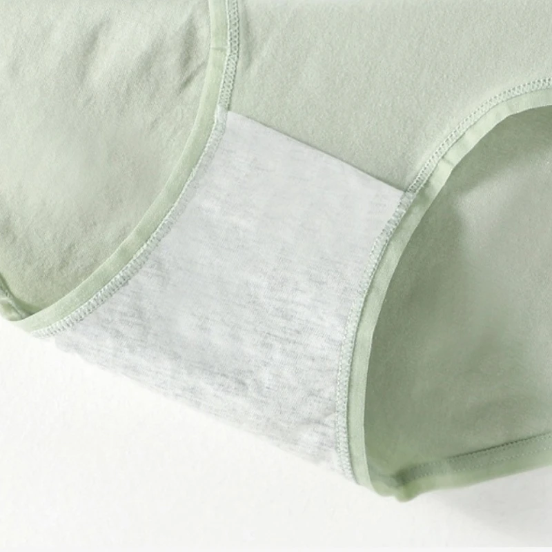 Japanese Women Cotton Underwears Students Briefs Sexy Cute Girls Lingerie Solid Mid-waist Female Panties Plus Size Underpants