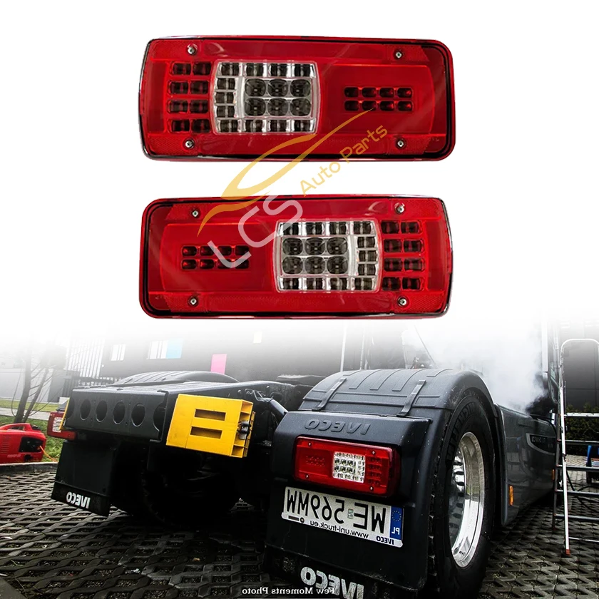 1 PCS 24V truck tail lamp for IVECO STRALIS truck tail lamp E APPROVE 5802000767 5802240296 5802000573 5802240295