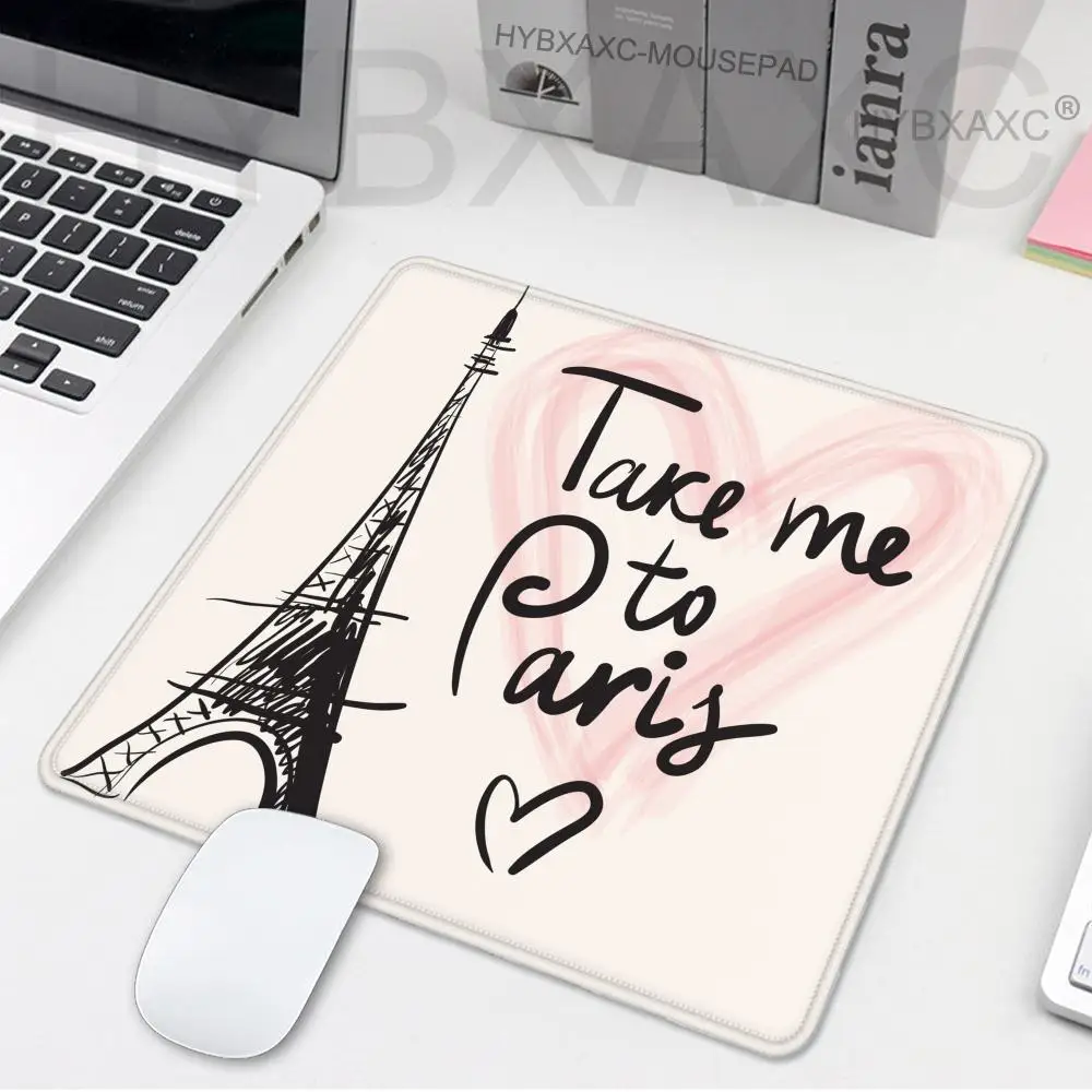 

Eiffel Tower Love Paris Rectangle Mouse Pad Personalized Custom Standard Oblong Mouse Pad Gaming Mousepad In 220mm*180mm*2mm