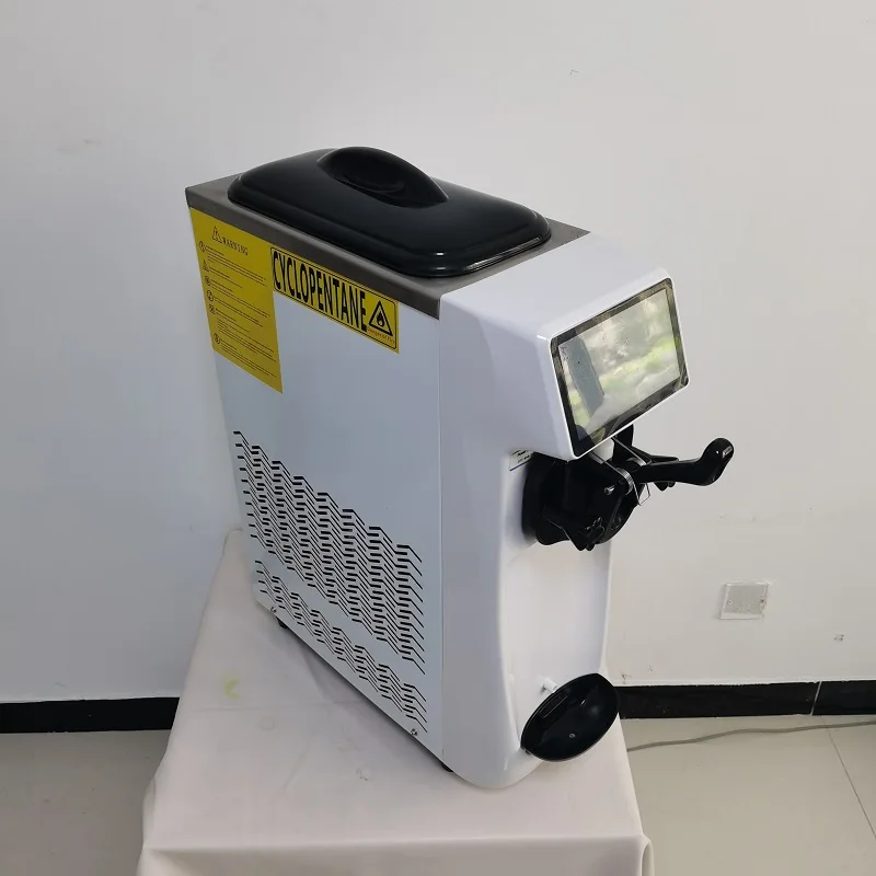 Il gelato morbido da banco produce la macchina Macchina per il gelato commerciale Distributore automatico di piccole dimensioni per yogurt a lunga durata