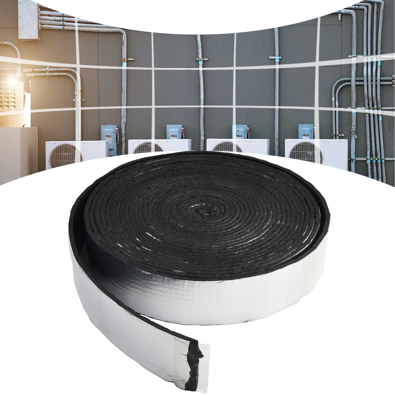 Tool Outdoor Pipe Foam Insulation Tape Pipe Wrap Insulation Insulation Wrap Tape Fireproof Flame Retardant 32.8Ft Pipe Pipe Wrap