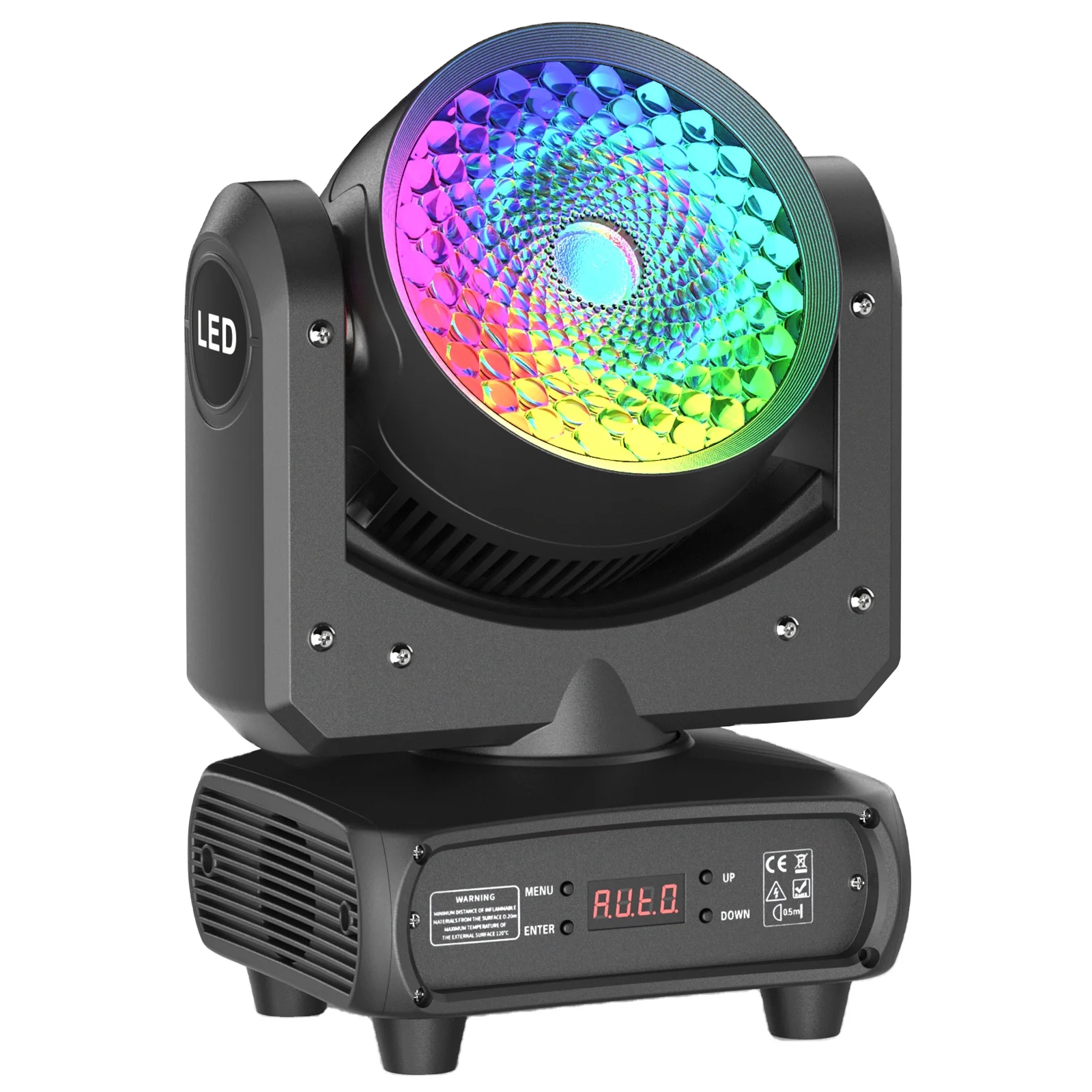 Sunart 120W COB Moving Head Washing Stage Lighting For DJ Disco Night Clubs Bars Shows Events DMX Dyeing Fixture With LED Ring