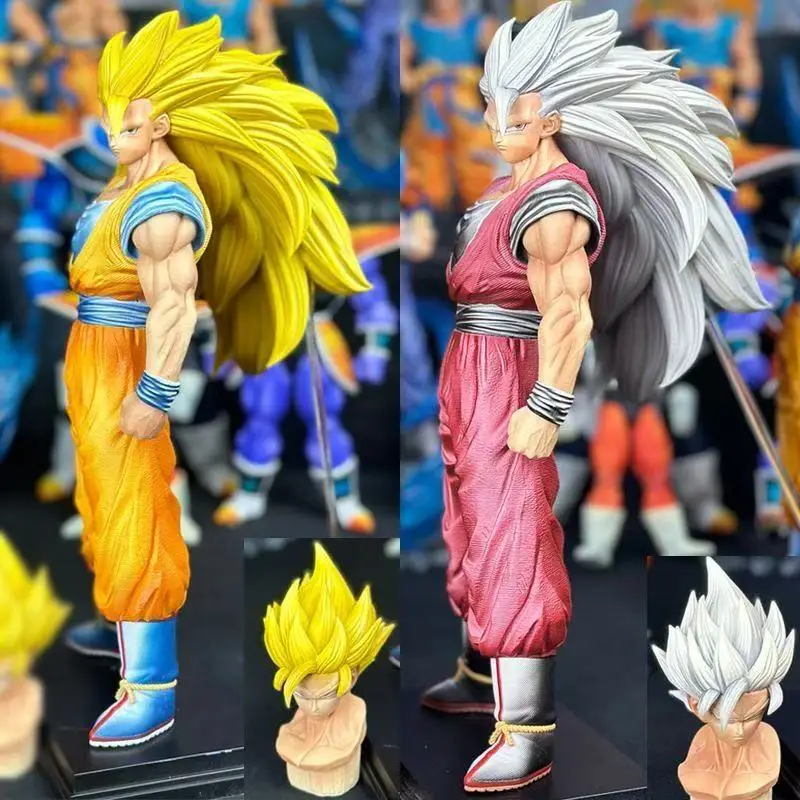 

33 см/12,99 дюймов Dragon Ball Z Ssj3 Son Goku Фигурка Ssj2 Goku Фигурка Статуя из ПВХ Коллекция Модель Игрушки Подарки