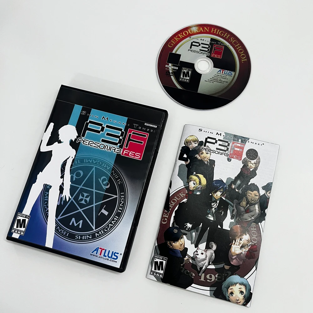 بيرسونا سلسلة NTSC U/C نسخة قرص نسخ لعبة فيديو ريترو تعمل لآلة PS المعدلة مع وظيفة القراءة المباشرة