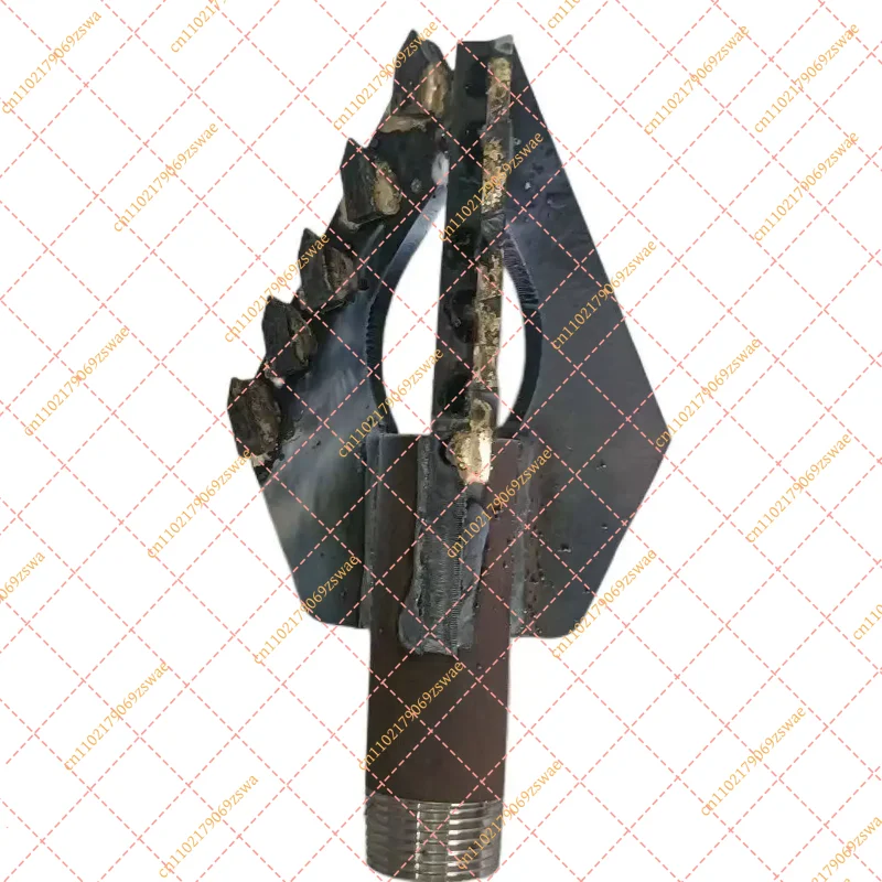 1 Inch Drill Pipe & 3-Wing Rock Drill Bit - 1PC Super Hard Alloy for Water Well Electric Drilling Rig