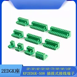 10PCS KF2EDGK 5.08 2EDG 2P ~ 12P PCB CONNECTOR PLUG-IN TERMINAL BlOCK 2EDGK 5.08mm 2PIN ~ 12PIN PHOENIX CONTACT DEGSON