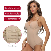 YIBER Corsets Seamless Bodysuit Push Up Bustiers Butt Lifter Slimming Collapses Belly Bodysuit Triangle Underwear Shapewea