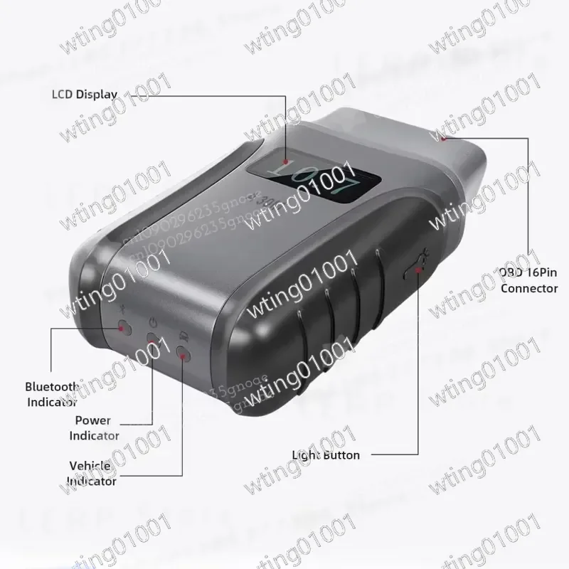 for A30 FOE OBD2 Full System Diagnostic Tool Engine Analyzer Bidirectional Control Scanner 12V Automotive Code Reader