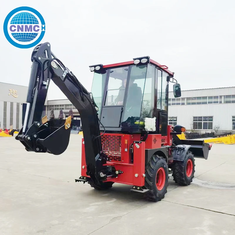 

CNMC 8 Tons 4x4 Wheel Loader Backhoe Excavator High Performance Factory Direct Sales Customizable Road Construction Garden Farm