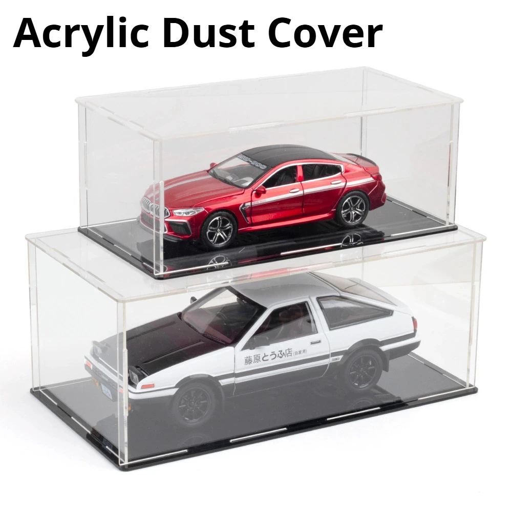 1:32 1:24 1:18 Acrylic Display Case Car Model Toy Storage Box Vehicles Models Strong Durable Display Boxes for Boys Collection