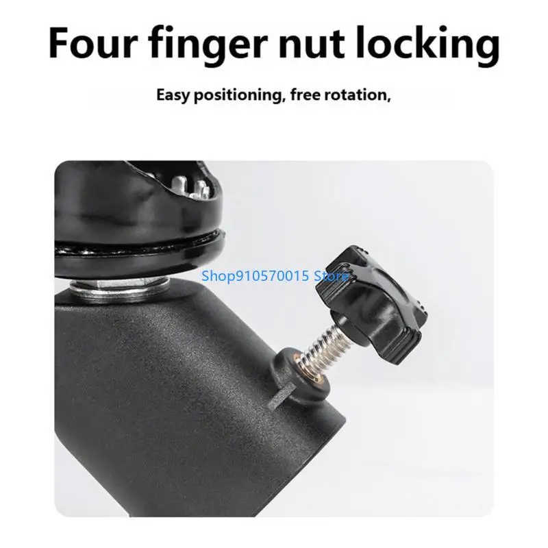 B95C 3Pcs Rotation Caster Wheel Set For Photography Light Stand Studio Photo Video Locking Caster Set With Brake