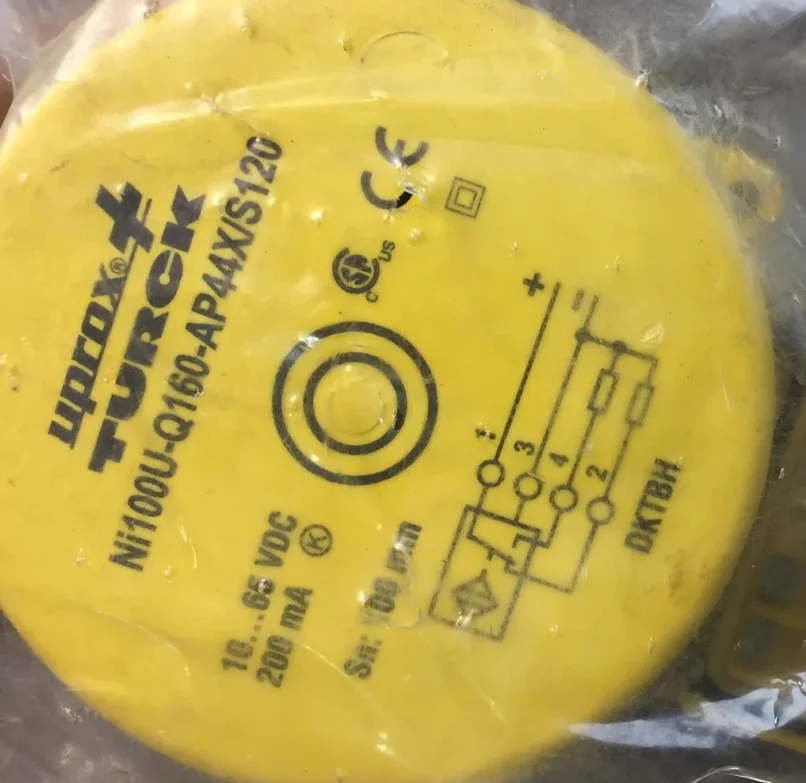 

Индуктивный датчик Turck NI100U-Q160-AP44X/S120 - дальность 100 мм, выход PNP, 120 ° Максимальная температура C