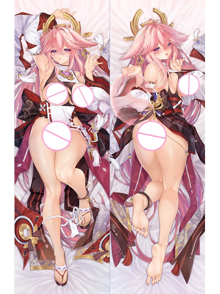 

Anime Dakimakura Pillow Case Fate Sexy and Busty Guuji Yae Double-Sided Halloween Decoration