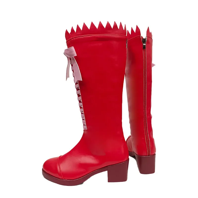 Tokyo Mew Mew Momomiya Ichigo Scarpe rosa Accessorio con tacco alto Halloween Momomiya Ichigo Stivali cosplay 2025 nuovo
