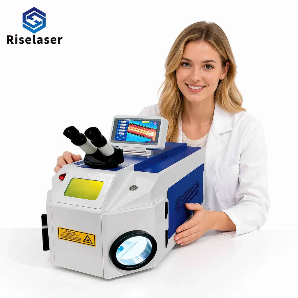 Compact Portable Mini Jewelry Laser Welding Machine 100W 200W For Ring Bangle Pendant Glasses Medical Metal Jewelry Repair Work