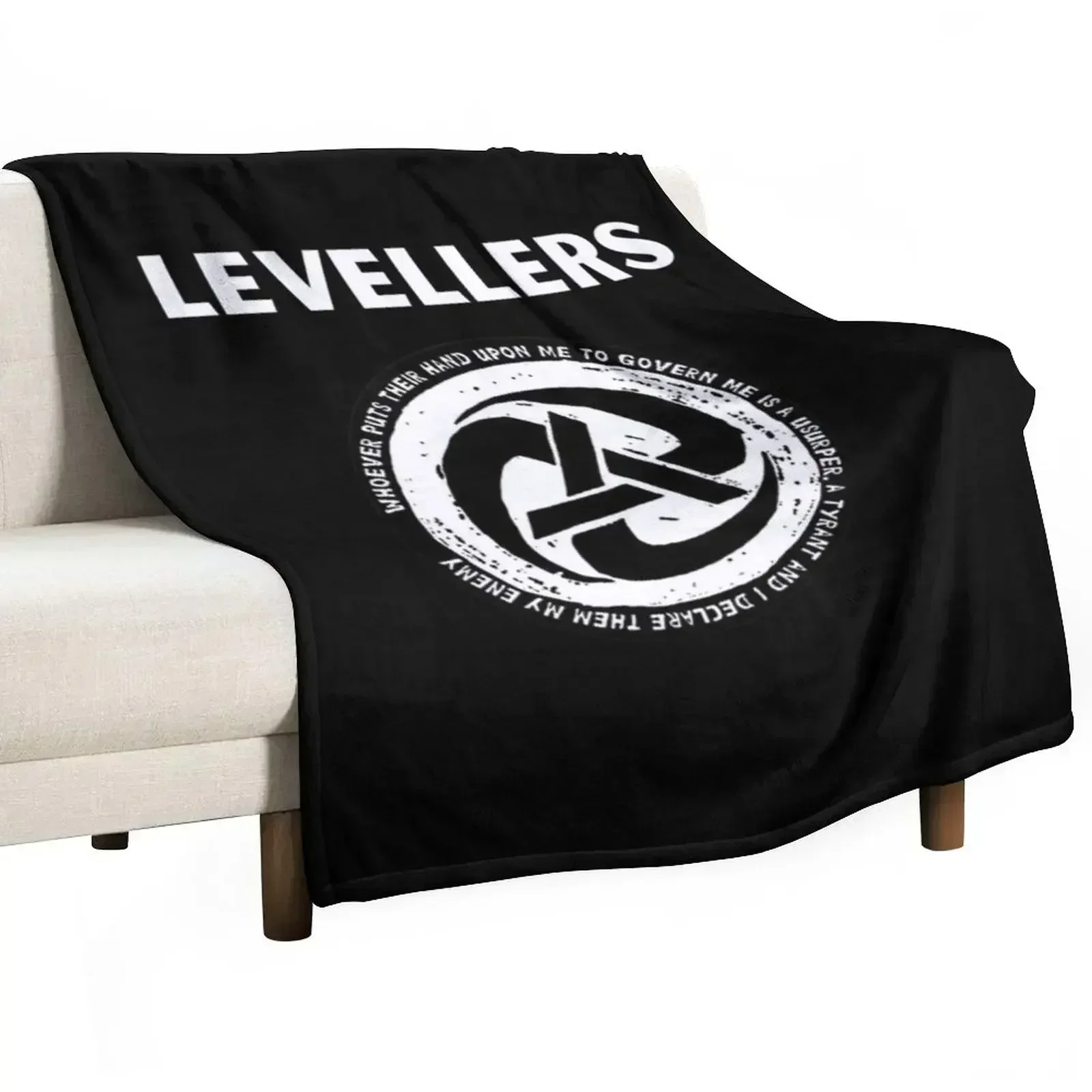 

LEVELLERS BAND Throw Blanket Hairy Beautifuls Decorative Sofa Winter beds Blankets