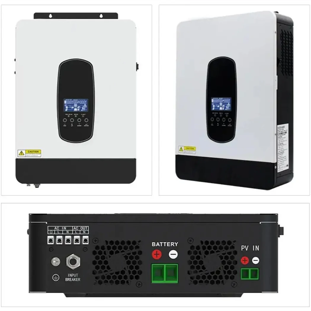 ECGSOLAX 3KW 1.8KW Solar Hybrid Inverter 12V 24V 230Vac With 80A MPPT Solar Charger Off-grid Hybrid Solar Inveter Max PV 450VDC - view 6