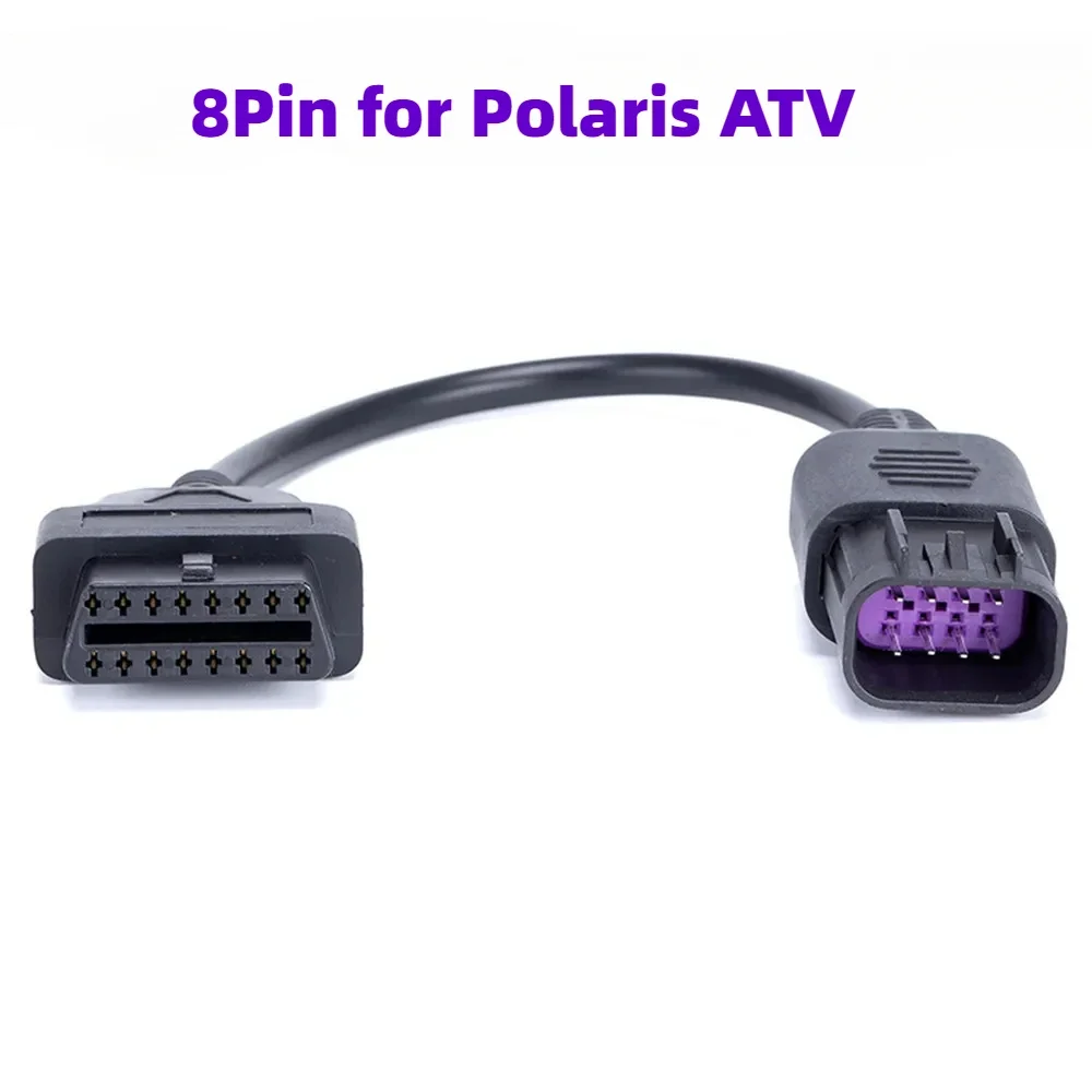 5PCS/SET Polaris 8Pin OBD ATV Motorcycle Connection Cable New Diagnostic Adapter for RZR/Ranger/General/Sportsman/ACE/Slingshot