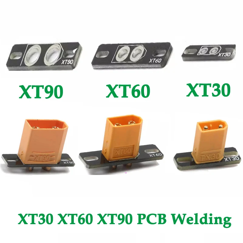1/3PCS XT30 XT60 XT90 PCB Welding Board Plate Fixed Seat Connector Holder PCB for DIY FPV Multicopter Racing Drone