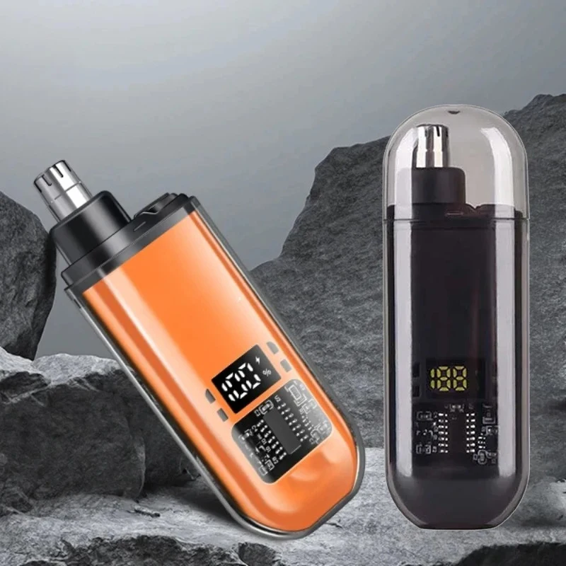 

Electric Nose Hair Trimmer Mini Type-C Rechargeable Waterproof Ear Eyebrow Beard Powerful Clippers Portable Trimmer Pruning Tool