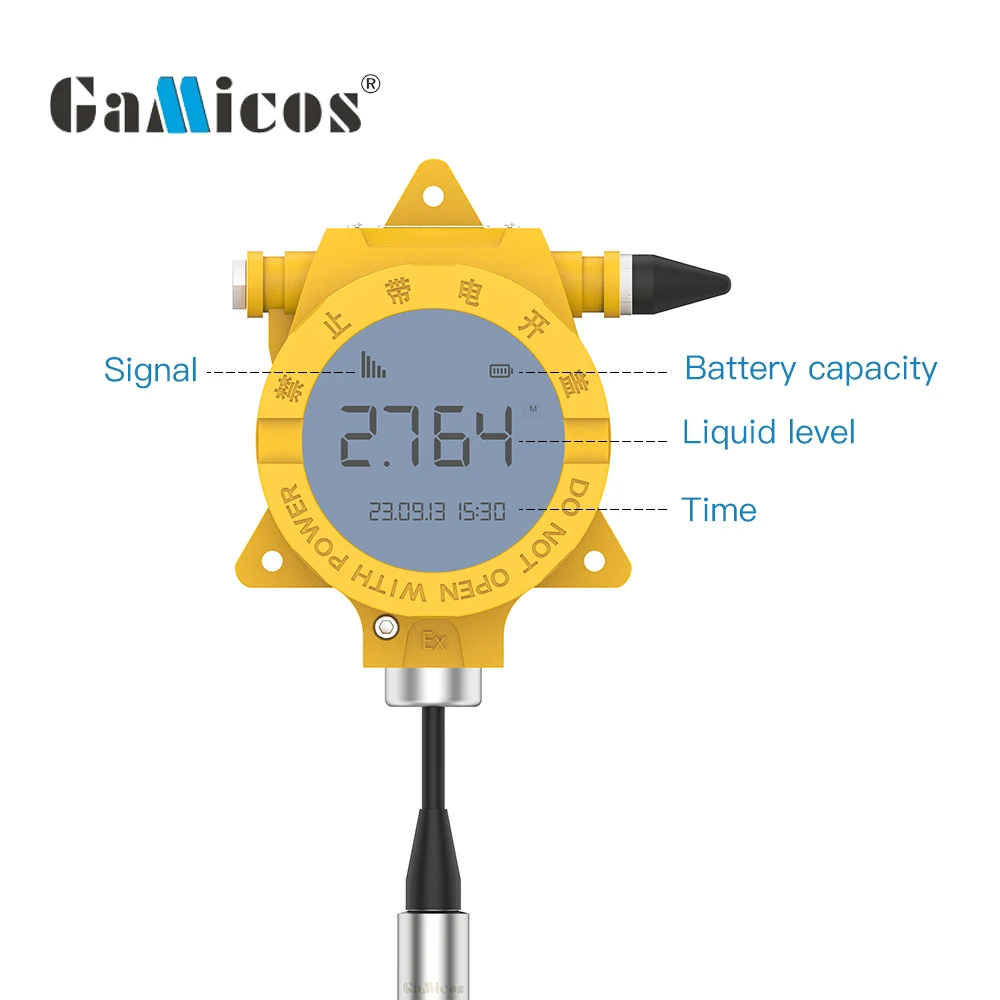 GAMICOS GLT5081 4G NB-IOT wireless water tank level sensor