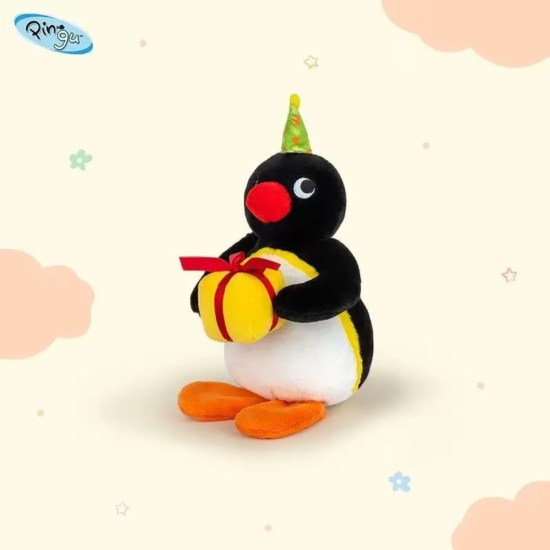 Penguin Cake Plush Throw Pillow, Super Soft Decor Cushion, Non-Slip Bottom & Machine Washable, Lovely Cute Home Ornament Birthda