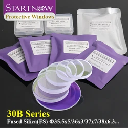 Laser Startnow ochronne okna 37x7 38x9.8 laserowe osłony gruzu obiektywu dla Raytools WSX nóż do włókna Welidng części głowica maszyny