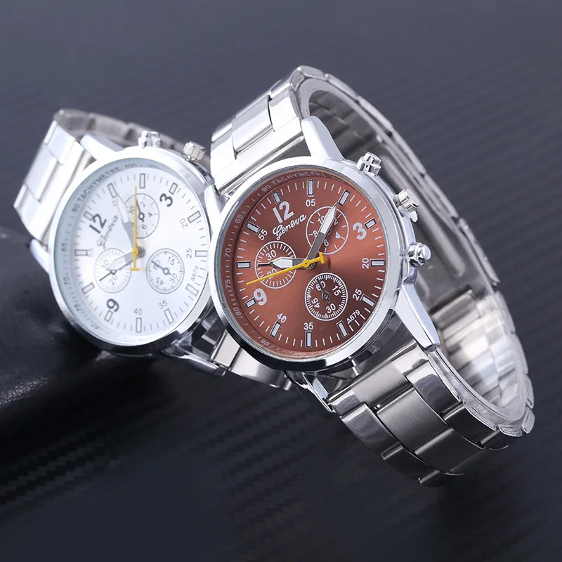 

Модные мужские часы из нержавеющей стали, роскошные кварцевые наручные часы, мужские деловые повседневные часы, стальные часы Relogio Masculino