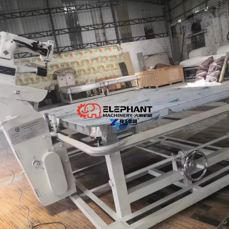 Wb-1 Low Price Easy-to-Operate  Lock Stitch Head Manual Mattress Tape Edge Machine From China Manufacturer