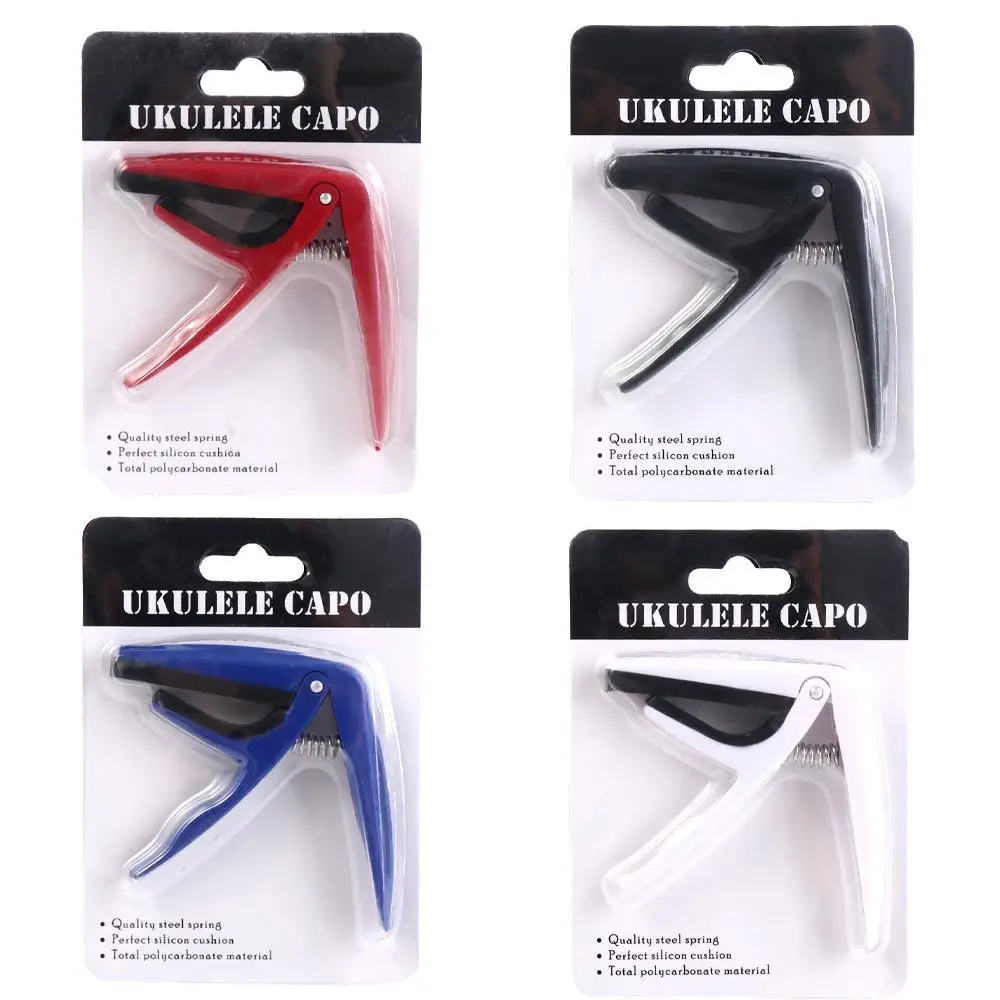 

Plastic Universal Ukulele Capo White Pink Ukulele Tuning Clamp Red Portable Uk Tone Clip Electric