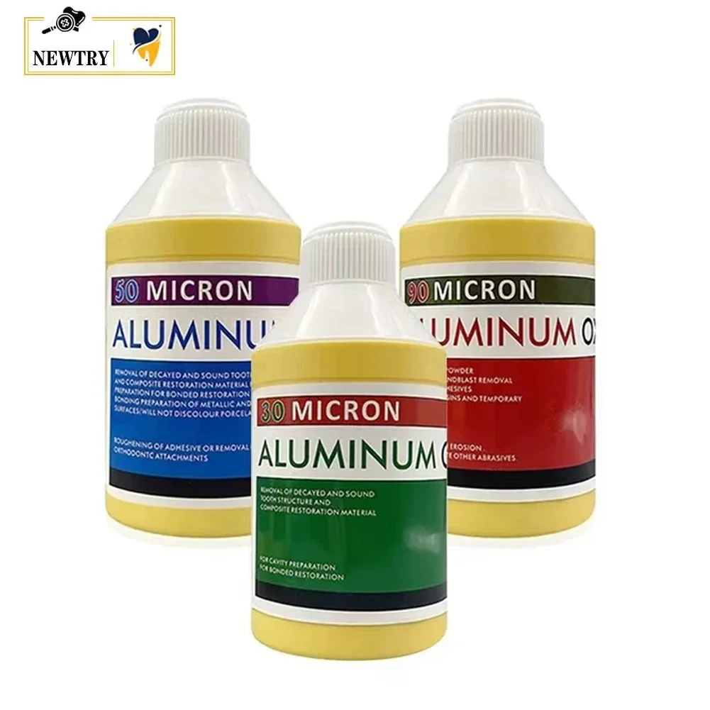 Dental Alumina Micron Sandblaster Powder 30μm 50μm 90μm Aluminium Oxide Air Jet Flow Blaster Teeth Polishing Plaque Stain Remove