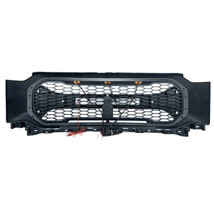 2021-2022 grill for Ford F150 LED Ambor Light Bumper Grille New ABS with Exclusive Car Bumpers