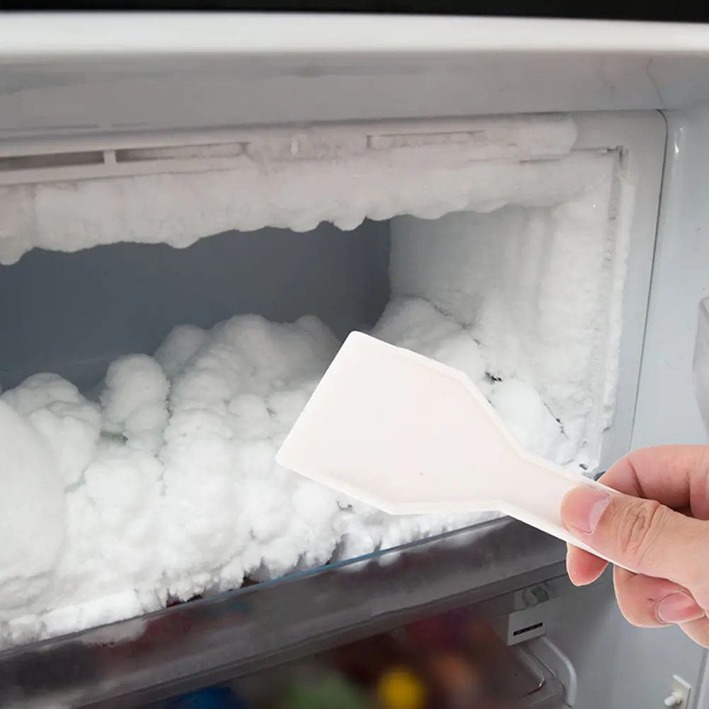 

Набор из 10 скребков для льда с пластиковой ручкой: лопатка для удаления инея с холодильника, морозильной камеры, лобового стекла, для уборки снега