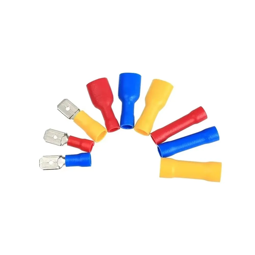 222-teiliges Set Spaten-Crimpklemmen, elektrische Kabelverbinder, vollständig isoliert, männlich/weiblich, sortiertes Kit, AWG 22-10/0,5-6,0 mm² – Detail 3
