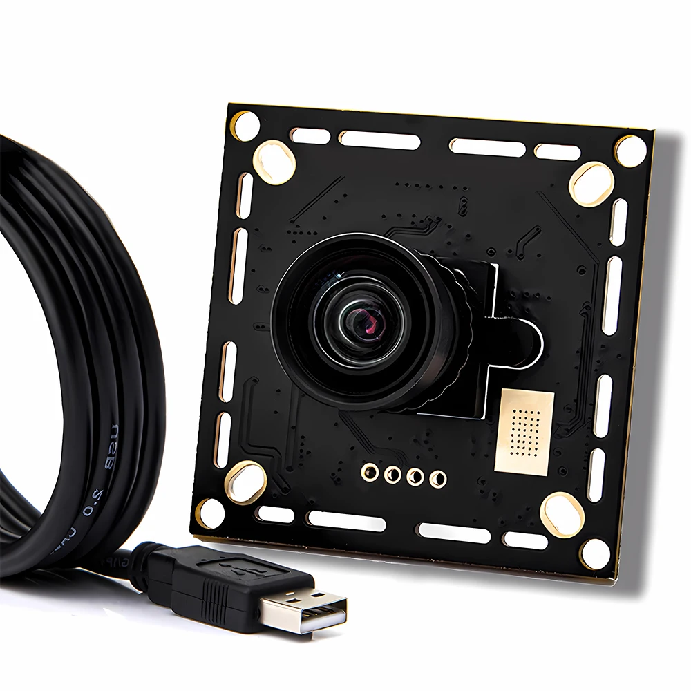 WGWK 1080P 60FPS USB Camera Module With 4mm 71° No Distortion Lens High Speed UVC Plug Play AEC AEB AGC CCTV PCB Board Webcam