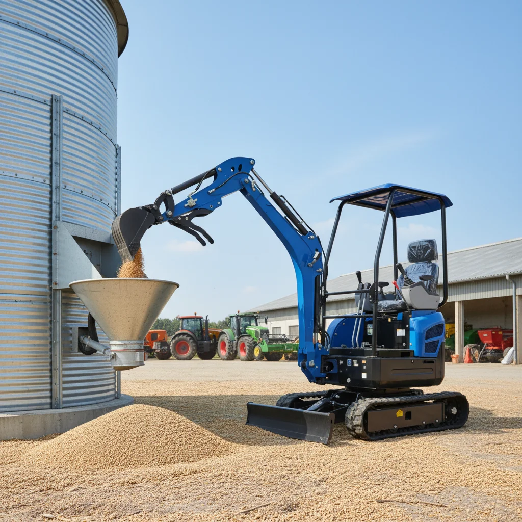 

1.5 Ton Mini Crawler Excavator Hydraulic Digger EPA Engine Garden Farm Construction Machinery